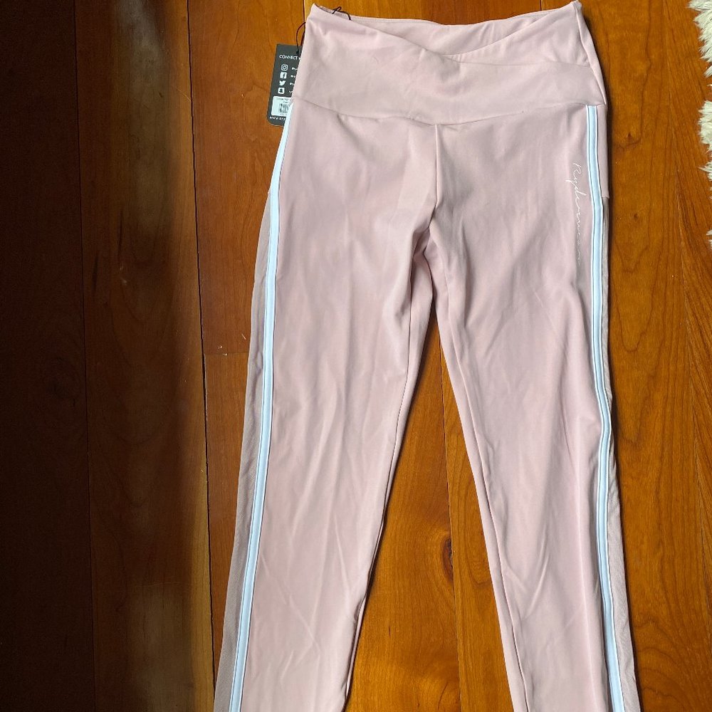 COLLIDE HIGH WAISTED LEGGINGS in Dusty Pink